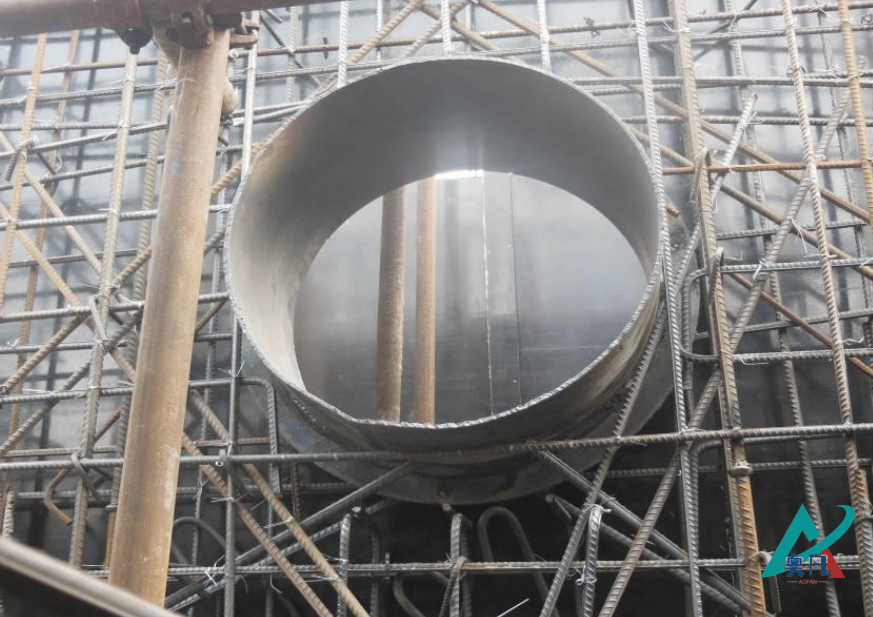 通風套管安裝現場