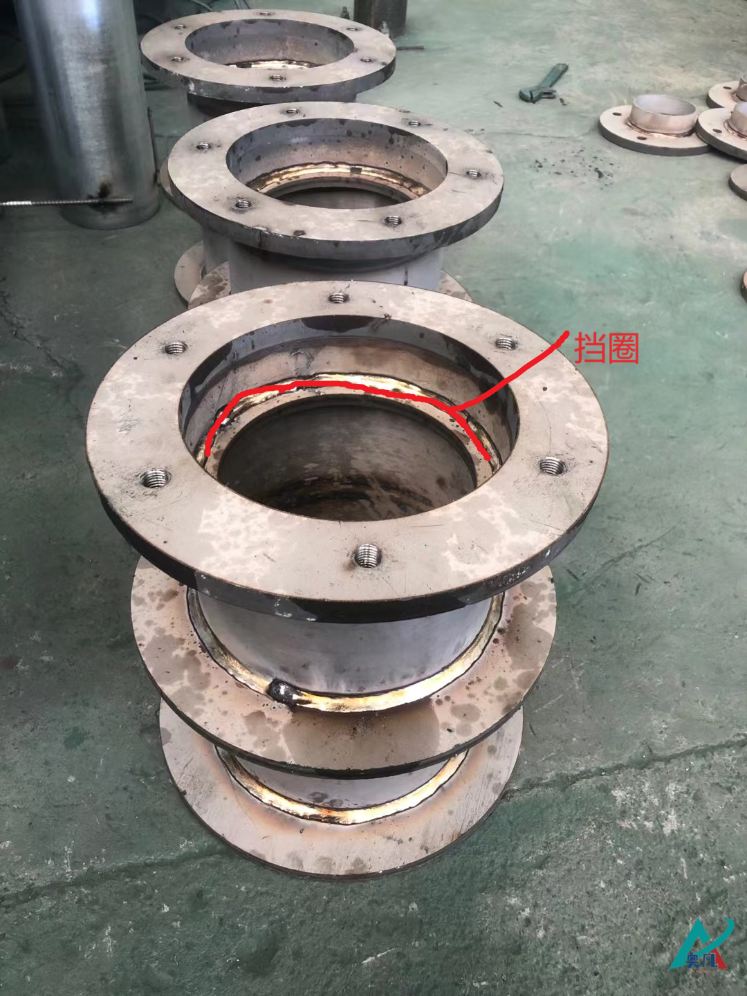 柔性防水套管B型底部擋圈