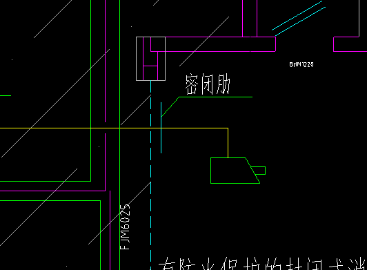 密閉肋圖紙中的標識